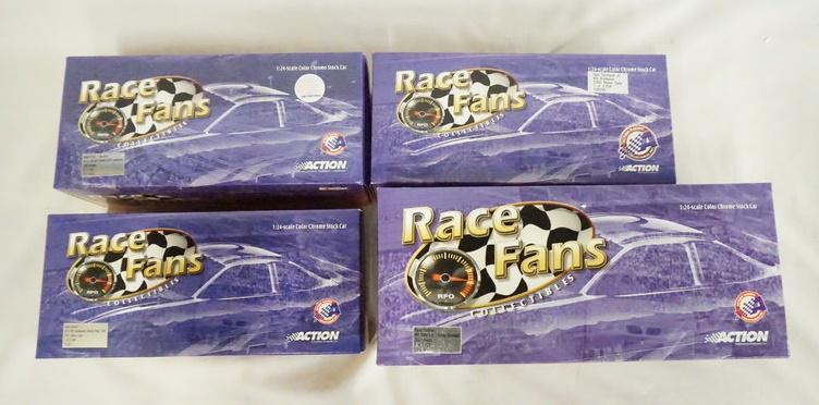LOT OF 4 ACTION COLLECTABLES NASCAR MODEL CARS (1 of 6)
