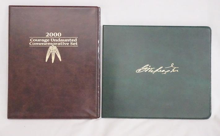 2 COMMEMORATIVE STAMP/COIN SETS (1 of 5)