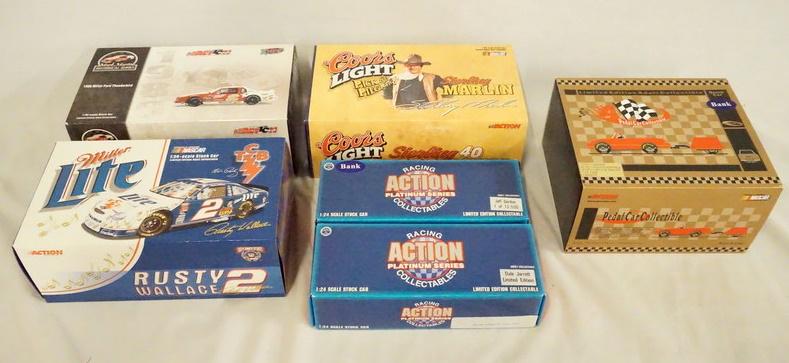 6 ACTION COLLECTABLES NASCAR MODEL CARS (1 of 7)
