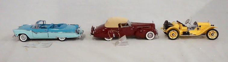3 FRANKLIN MINT PRECISION MODEL CARS (1 of 2)