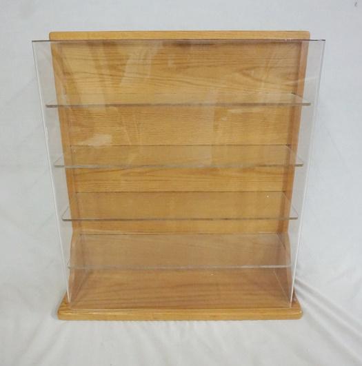 OAK DISPLAY CASE (1 of 2)