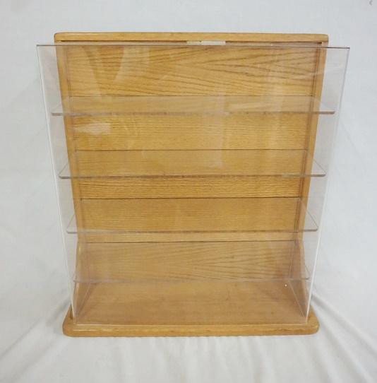 OAK DISPLAY CASE (1 of 2)