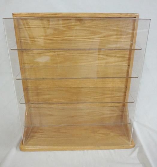 OAK DISPLAY CASE (1 of 2)
