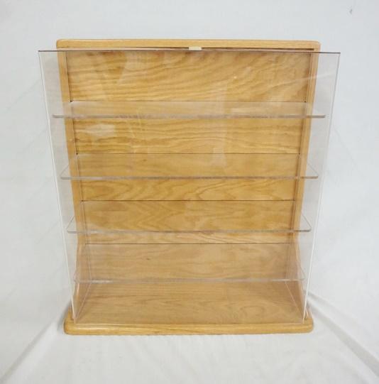 OAK DISPLAY CASE (1 of 2)