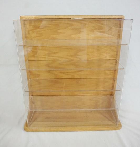 OAK DISPLAY CASE (1 of 2)