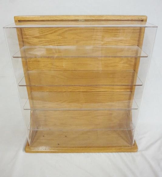 OAK DISPLAY CASE (1 of 2)