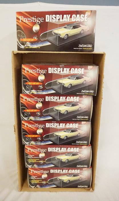 LOT OF 6 PRESTIGE DISPLAY CASES (1 of 2)
