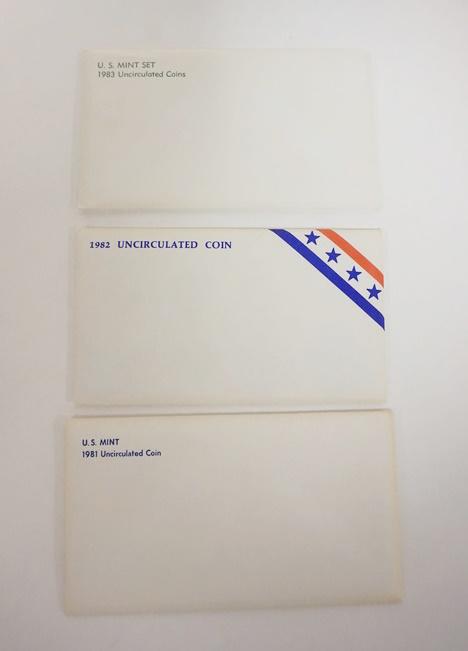 UNITED STATES MINT SETS 1981-1983 (1 of 2)