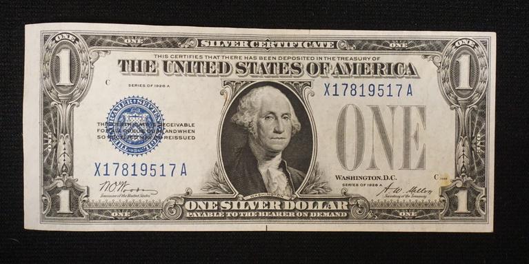 1 ONE DOLLAR SILVER CERTIFICATE 1928A (1 of 4)