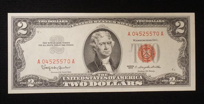 TWO DOLLAR BILL 1963: TWO DOLLAR BILL 1963