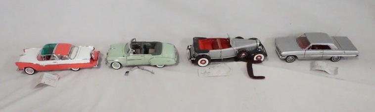 4 FRANKLIN MINT PRECISION MODELS (1 of 2)