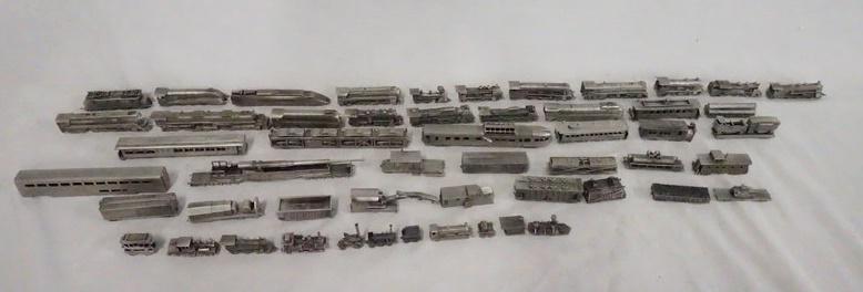 FRANKLIN MINT PEWTER MODEL TRAINS (1 of 5)