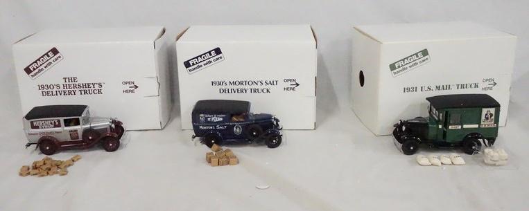 3 DELIVER TRUCK REPLICAS FROM THE DANBURY MINT (1 of 8)
