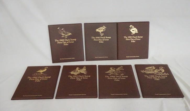6 DUCK STAMPS FIRST DAY OF ISSUE FOLIOS (1 of 4)