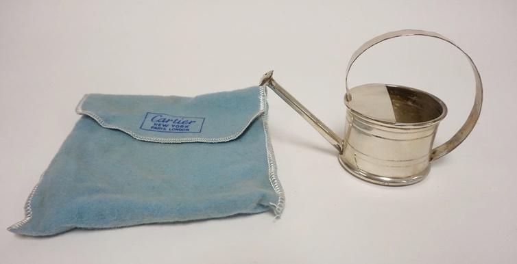 CARTIER HANDMADE STERLING FLOWER WATERING CAN (1 of 3)