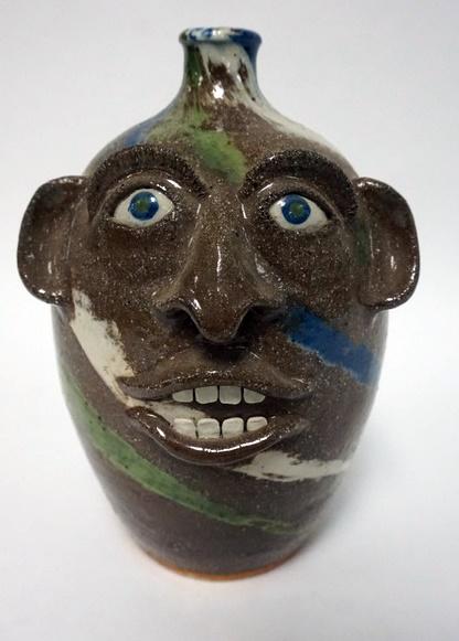 JOE REINHARAT GROTESQUE FACE JUG (1 of 6)