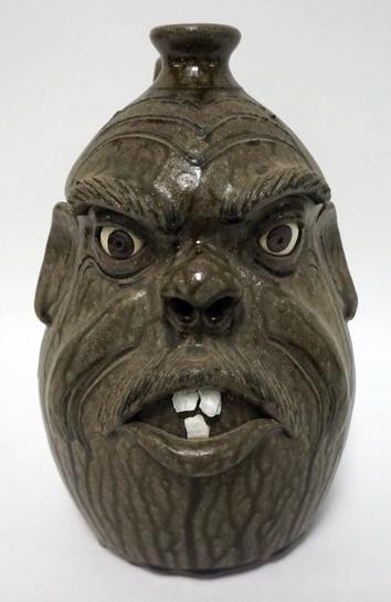 MICHELLE PERDUE GROTESQUE FACE JUG (1 of 5)