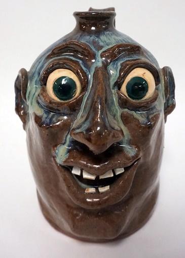 TIM FLINN GROTESQUE FACE JUG (1 of 5)