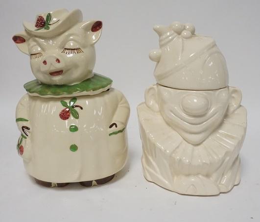 PIG & CLOWN COOKIE JARS (1 of 3)