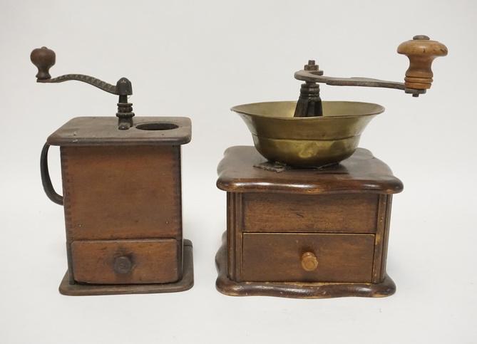 2 ANTIQUE COFFEE GRINDERS (1 of 1)