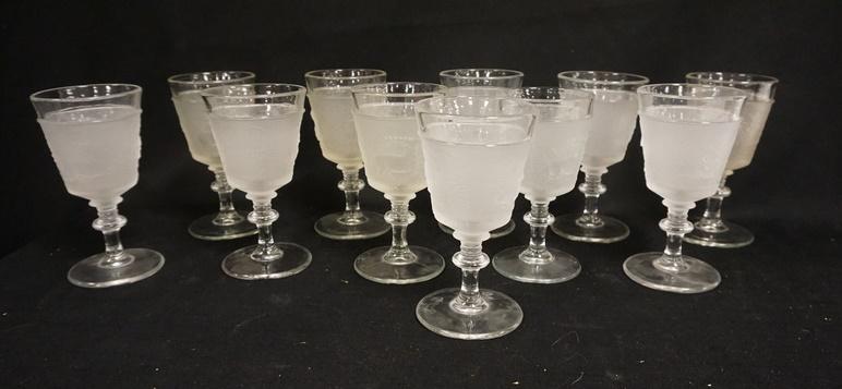 11 WESTARD HO GOBLETS: 11 WESTARD HO GOBLETS 6 1/4 IN H
