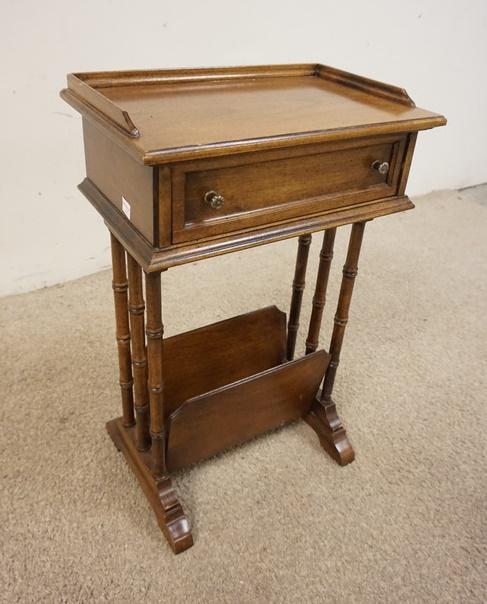 BRANDT ONE DRAWER TELEPHONE STAND: BRANDT ONE DRAWER TELEPHONE STAND, 23 1/4 IN HIGH