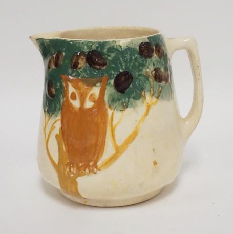 EARLY ROSEVILLE OWL PITCHER (1 of 4)