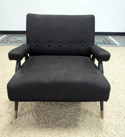 MID CENTURY MODERN UPHOLSTERED ARM CHAIR (1 of 4)