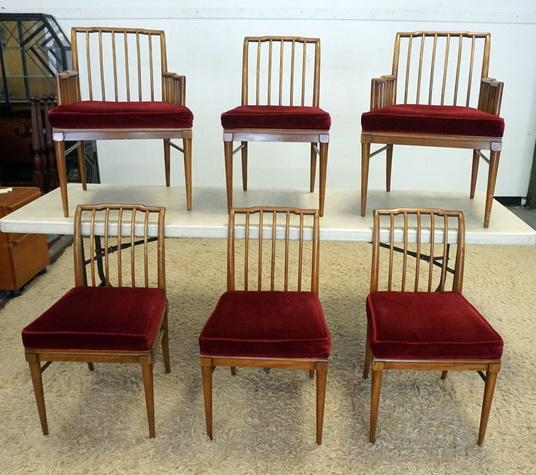 6 MID CENTURY MODERN DINING CHAIRS (1 of 4)