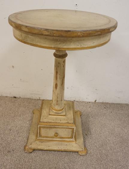 PEDESTAL LAMP TABLE (1 of 2)