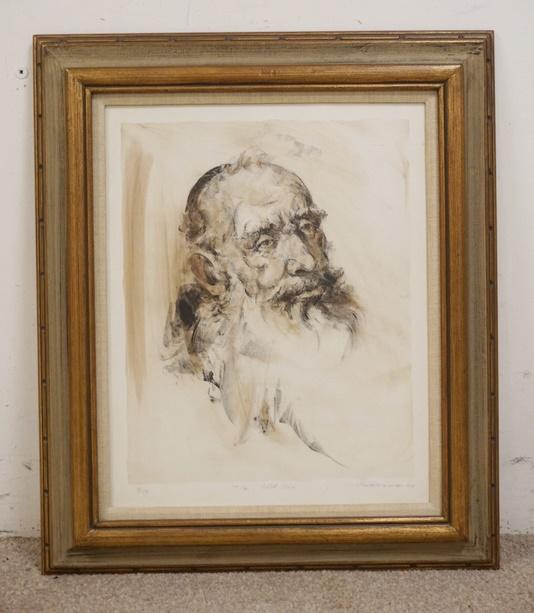 PENCIL SIGNED PRINT *THE OLD ONE* (1 of 4)