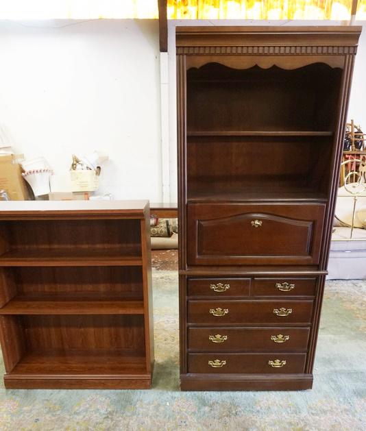 2 PIECE BOOKCASE LOT (1 of 4)