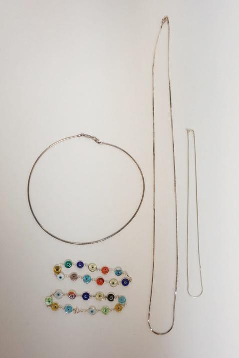 5 PIECE STERLING SILVER JEWELRY (1 of 2)
