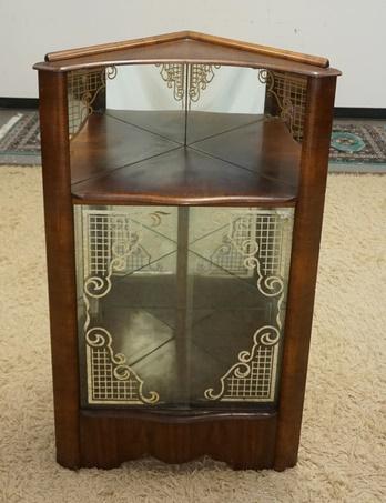 SMALL BIEDERMEIER STYLE CORNER CABINET (1 of 5)