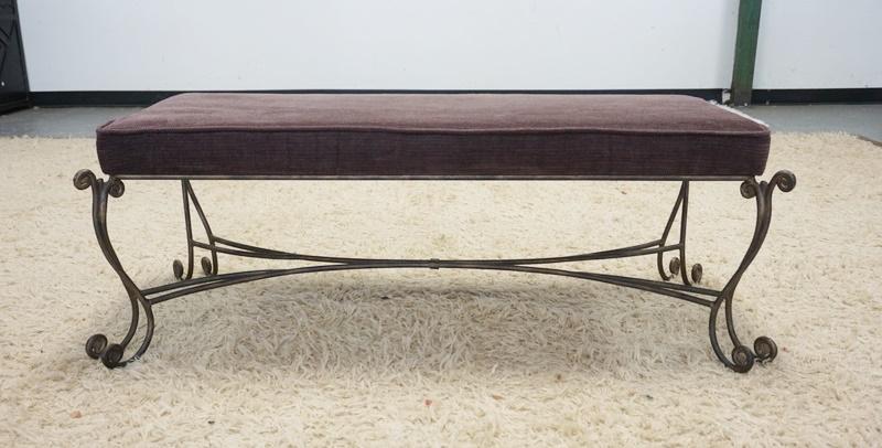 WROUGHT IRON WINDOW BENCH (1 of 3)
