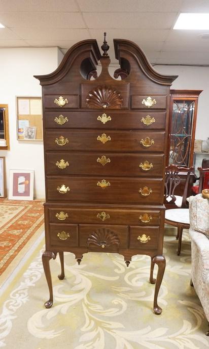 HARDEN QUEEN ANNE STYLE CHERRY HIGHBOY (1 of 3)