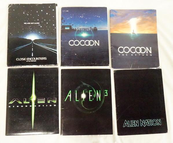 6 SCI-FI MOVIE PRESS KITS (1 of 7)