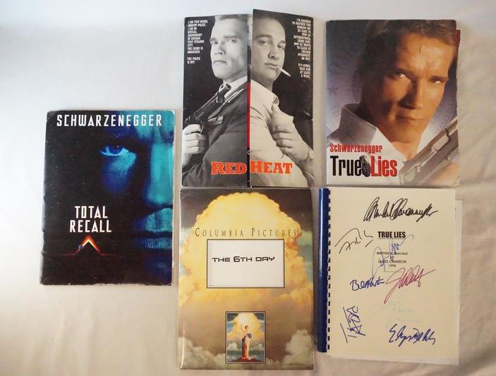 ARNOLD SCHWARZENEGGER FILM MEMORABILIA LOT (1 of 10)
