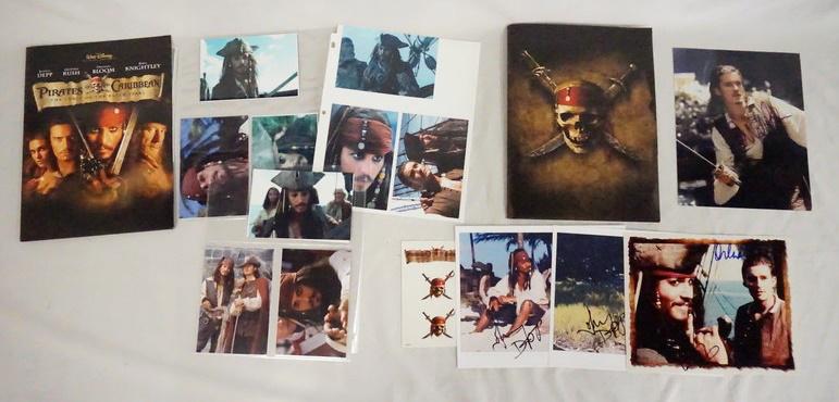 LOT OF PIRATES OF THE CARRIBEAN MOVIE MEMORABILIA (1 of 4)