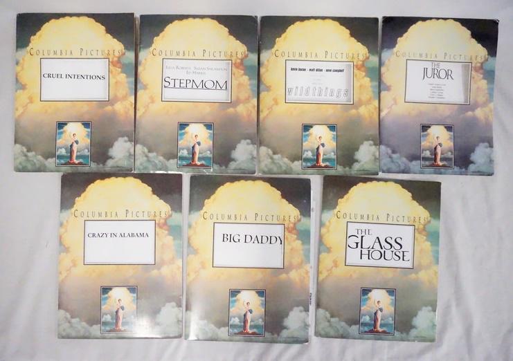 7 COLUMBIA PICTURES MOVIE PRESS KITS (1 of 9)