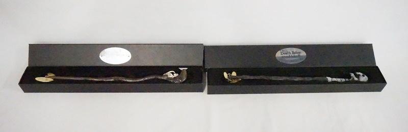 2 HARRY POTTER DEATH EATER WAND REPLICAS (1 of 7)