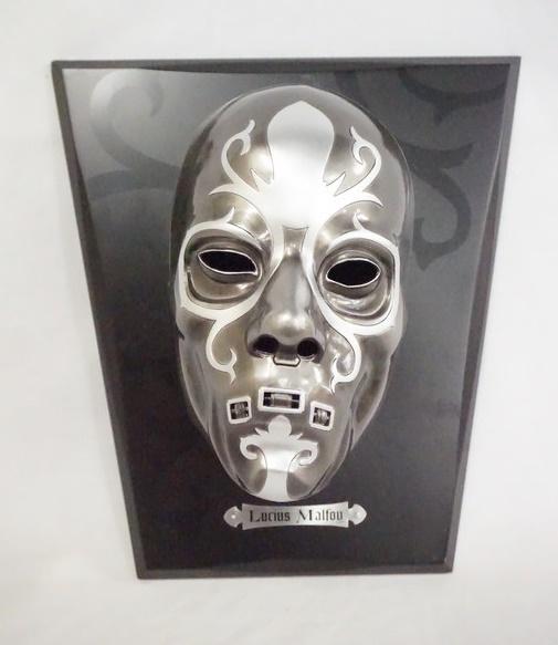 HARRY POTTER LUCIUS MALFOY MASK W/ PLAQUE (1 of 3)