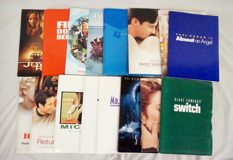 LARGE LOT OF MOVIE PRESS KITS (1 of 11)