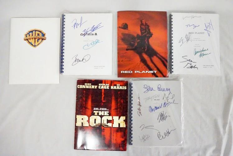 3 PRESS KITS W/ SIGNED SCRIPTS (1 of 7)