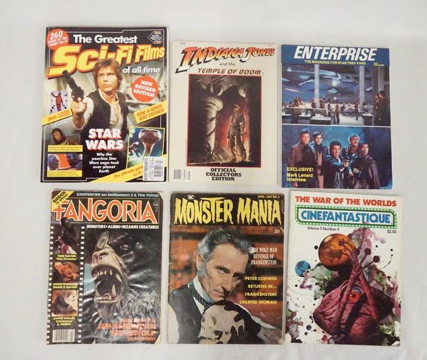 LOT OF 6 MOVIE RELATED MAGAZINES (1 of 2)