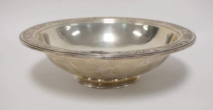LARGE STERLING SILVER BOWL (1 of 4)