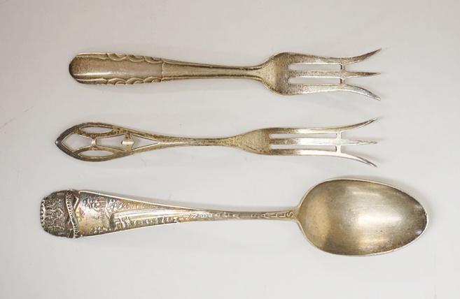 3 PIECES STERLING SILVER (1 of 2)