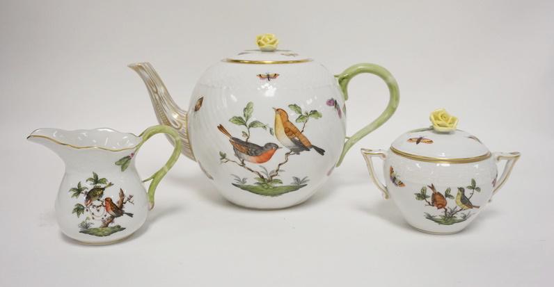 HEREND 3 PIECE TEASET (1 of 5)