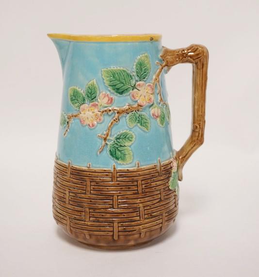 ENGLISH MAJOLICA PITCHER (1 of 5)