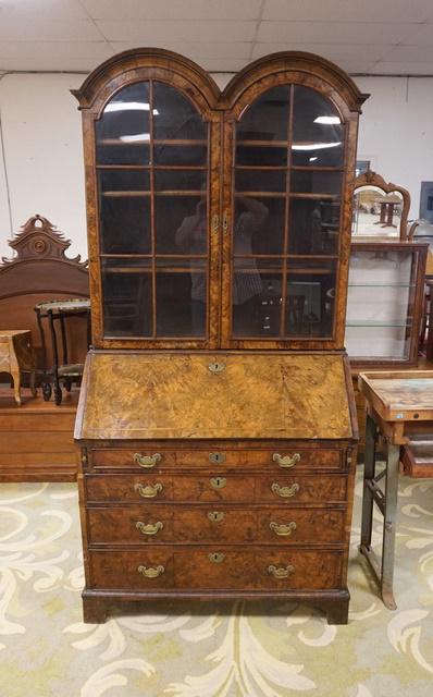 ANTIQUE CONTINENTAL 2 PART SECRETARY (1 of 10)